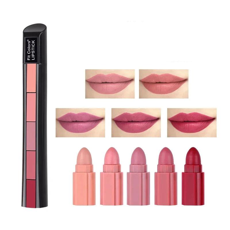 Labial Fit Matte - 5 Labiales en 1