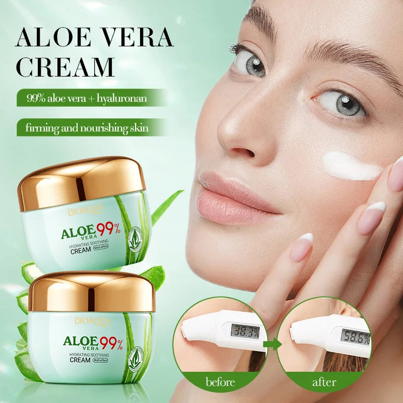 Kit de Crema Facial de Aloe Vera
