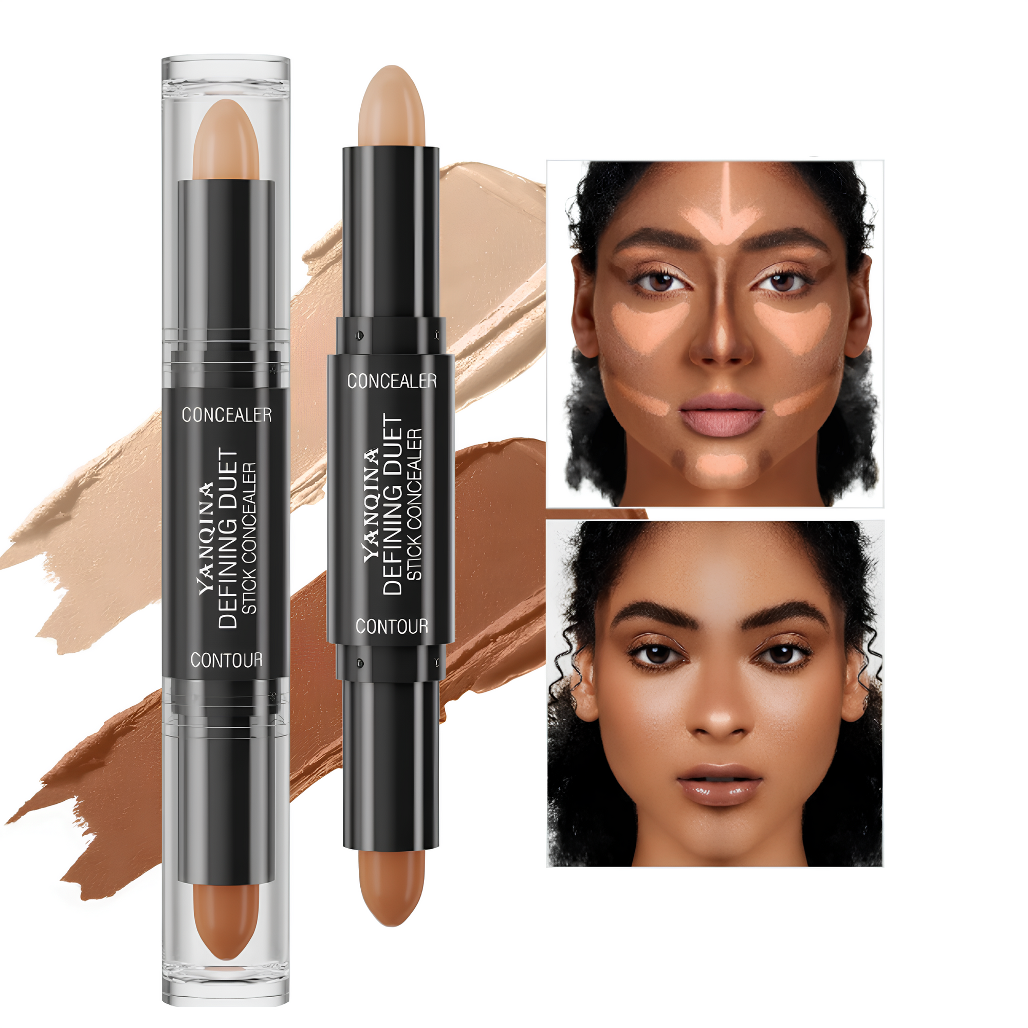 Corrector Facial en Barra 2 en 1