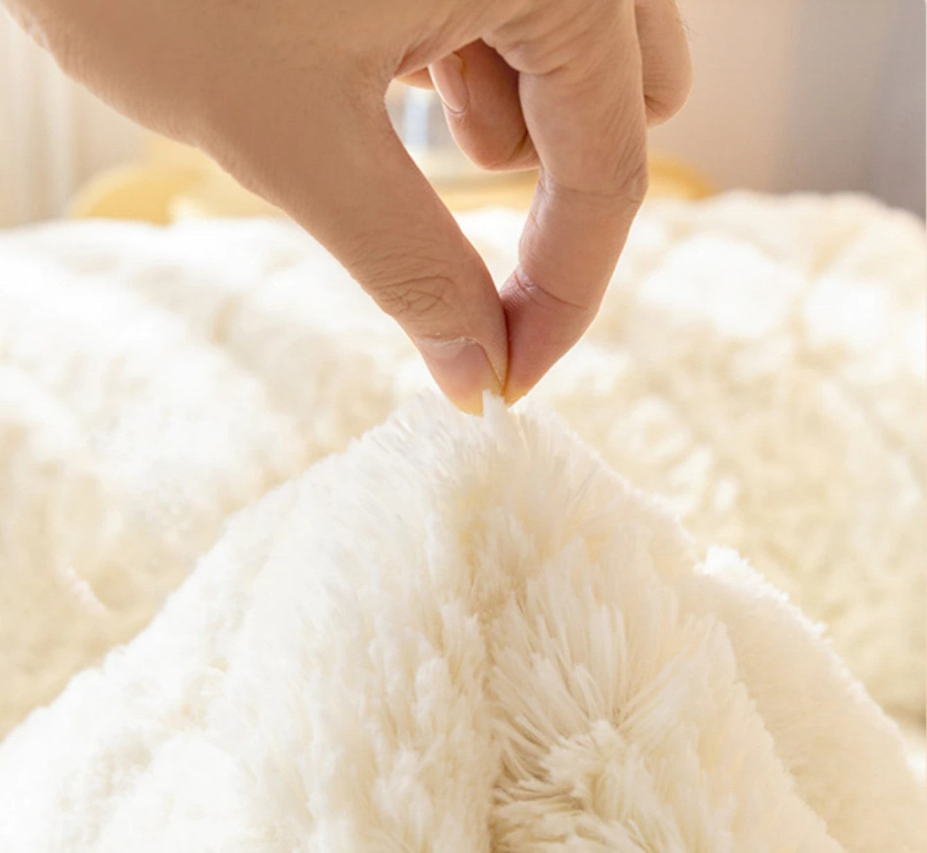 Funda de Sofá Antideslizante de Peluche