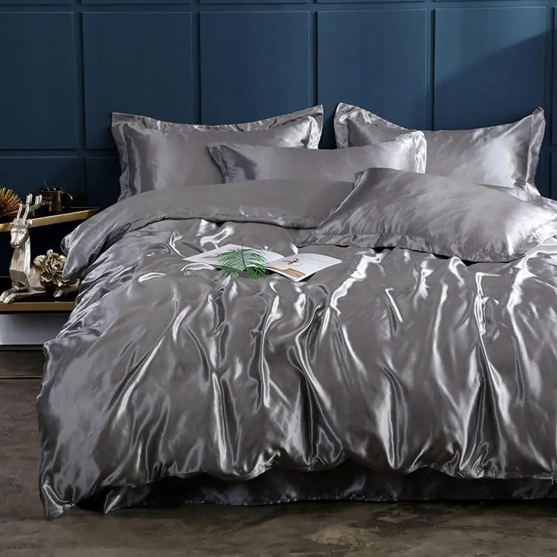 Kit de Ropa de Cama de Satén