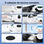 Cepillo de Limpieza Eléctrico Multifuncional 8 en 1