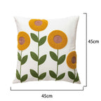 Funda de Almohada con Bordado Floral