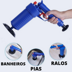 Desatascador de Alta Presión para Desagües, Baños y Fregaderos